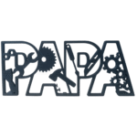 Papa Sign with Tools, Father Gift, Dad Workshop Decor, Family Gift, Home Decor, Office Desk Decor, Garage Decor, Industrial Gift, Technician Gift, Engineer Gift, 3D Printed Gift - Image 3