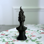 Whisperflame Statue, Decorative Sculpture, Home Decor Accent, Family Gift, Office Desk Decor, Festival Decor, Meditation Decor, Spiritual Decor, Anniversary Gift, Housewarming Gift, Tabletop Decor, 3D Printed Art - Image 3