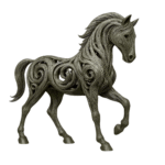 Ethereal Horse – Organic Art in Motion, Family Décor, Office Décor, Luxury Gift, Artistic Home Accent, Table Décor, Shelf Décor, Modern Interior Sculpture, 3D Printed Art - Image 3