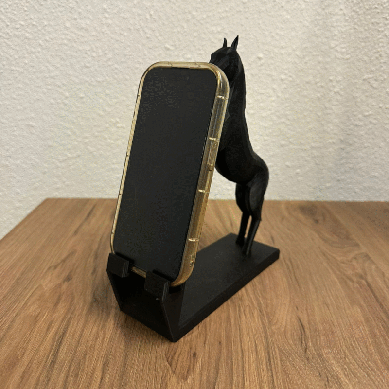 Rearing Horse Phone Stand, Mobile Holder, Desk Phone Stand, Office Desk Accessory, Home Decor Showpiece, Tabletop Stand, Gift for Family, Gift for Friends, Gift for Office, Gift for Home, 3D Printed Phone Stand - Image 3