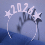 Headband New Year 2026, New Year Celebration Accessory, Family Party Headband, Office Event Headband, School Function Headband, Kids Party Headband, Festive Hair Accessory, 3D Printed New Year Headband - Image 3