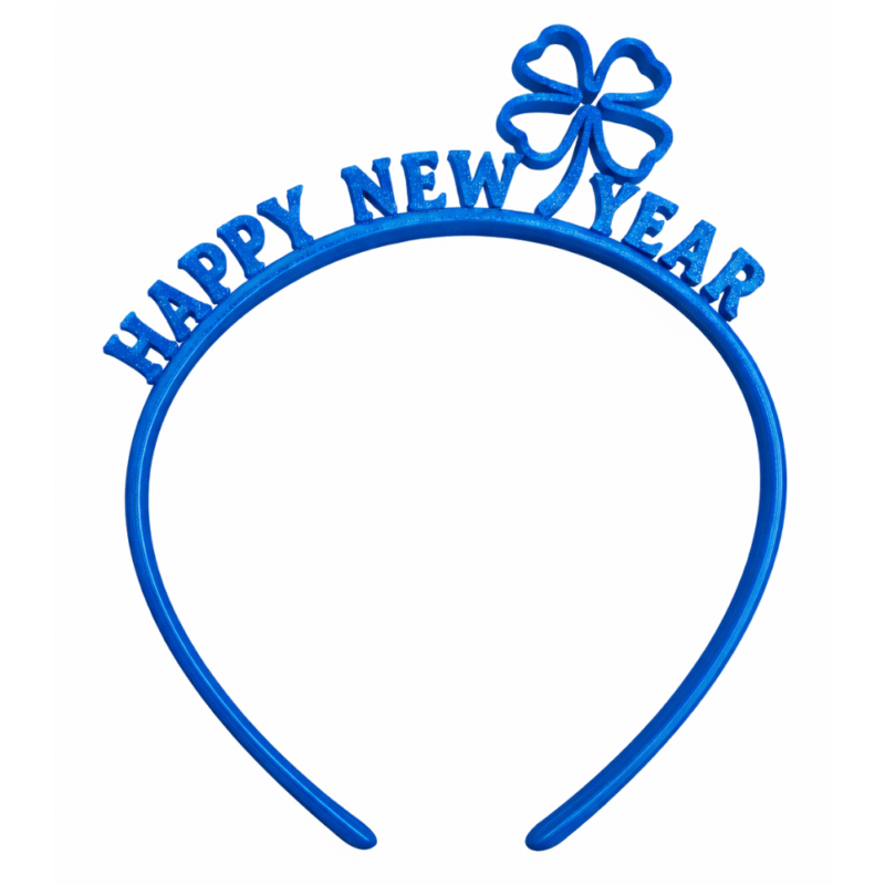 Headband New Year Happy New Year Hairband, Party Wear Headband, Celebration Hair Accessory, Photo Prop, Costume Accessory, Event Decoration, Drawing, Painting, Craft, School Activity, Fancy Dress, Kids Party, Adult Party, Office Celebration, 3D Printed Headband - Image 3