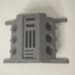 Engine Block Pen Holder, Engine Block Desk Organizer, Automotive Engine Pen Stand, Office Desk Pen Holder, Industrial Gift Item, Corporate Office Desk Decor, Mechanical Engineer Gift, 3D Printed Engine Block Pen Holder - Image 3