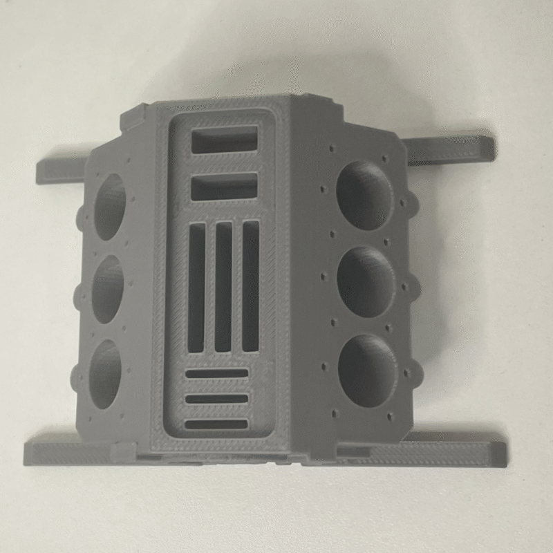 Engine Block Pen Holder, Engine Block Desk Organizer, Automotive Engine Pen Stand, Office Desk Pen Holder, Industrial Gift Item, Corporate Office Desk Decor, Mechanical Engineer Gift, 3D Printed Engine Block Pen Holder - Image 3