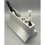 Concrete Pencil Holder, Construction Barricade Pen Stand, 3D Printed Desk Organizer, Office Stationery Holder, Corporate Gift, Industrial Gift, Airline Office Gift, Architect Desk Accessory, Engineer Gift, Construction Theme Desk Decor - Image 3