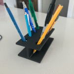 H-Beam Inspired Pen Holder, Industrial Office Desk Organizer, Engineering Corporate Gift, Architecture Decor, Airline Office Accessory, Factory Desk Utility, Civil Mechanical Engineer Gift, Modern Workspace Organizer, 3D Printed Industrial Desk Decor - Image 3