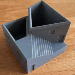 Architectural Pen Holder Storage Bin, 3D Printed Pen Stand, Office Desk Organizer, Corporate Gift Item, Industrial Desk Accessory, Airline Office Use, IT Company Desk Organizer, Engineer Pen Holder, Architect Desk Organizer, Professional Office Gift, Workspace Storage Bin - Image 3