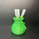 Money Bag Pen Holder, Wealth-Gathering Pen Pot, Office Desk Organizer, Trading Desk Decor, Corporate Gift, Business Gift, Finance Office Decor, Accountant Desk Accessory, Banker Table Decor, 3D Printed Desktop Decor - Image 3