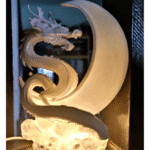 Moonlit Jiao Among Clouds – Premium Artistic Home Decor Gift for Corporate, Office & Luxury Gifting - Image 3