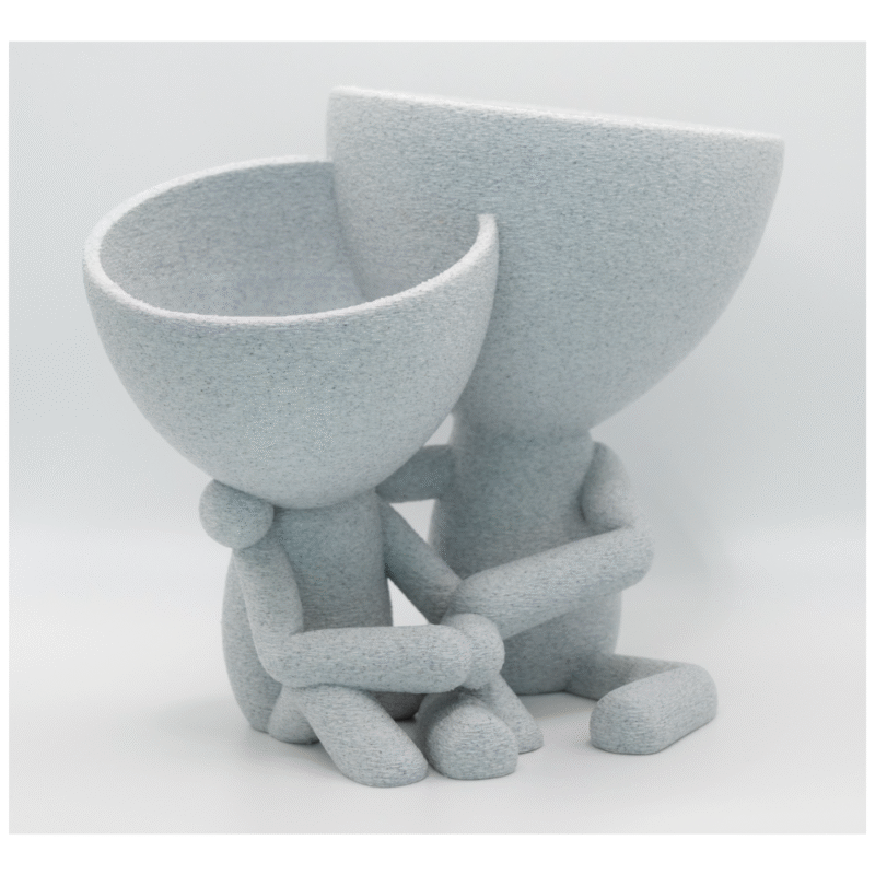 Mother & Child Planter – Premium 3D Printed Plant Pot for Home, Office & Corporate Gifting - Image 3