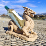 Nordic Dragon Wine Holder – Premium Corporate Gift | Luxury Desk & Home Decor Showpiece