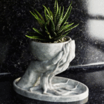 Roots Inspired 3D Printed Flower Pot – Premium Corporate Gift, Office Desk Décor, Home Decoration Planter - Image 3