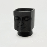 Premium 3D Printed Square Face Vase – Modern Desk Décor & Corporate Gift - Image 3