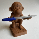 Meditating Monkey – Premium Desk Buddy | Corporate Gift | Office Table Accessory | Creative Workplace Decor - Image 3
