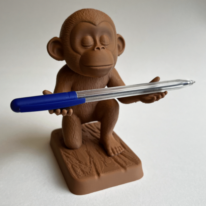 Meditating Monkey – Premium Desk Buddy | Corporate Gift | Office Table Accessory | Creative Workplace Decor - Image 3