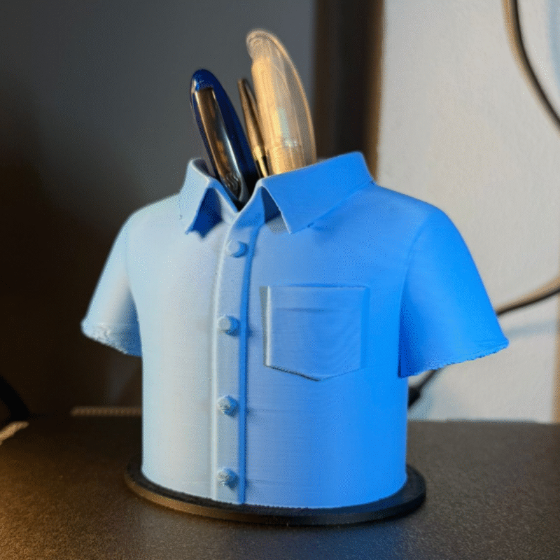 Shirt Pen Holder for Office Desk, Corporate Gifts, Shirt Shops, Clothing Industry, Home Décor, Fashion Stores, Tailor Shops, Apparel Businesses - Image 3