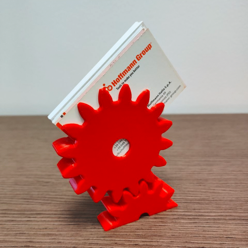 Gear Business Cards Holder for Office, Corporate Gifts, Mechanical Industry, Automotive Industry, Manufacturing Industry, Robotics, Aerospace, Industrial Plants, Engineering Firms, R&D Labs, Machinery Companies, Factory Units, Desk Organizer Gift - Image 3