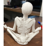 Skeleton Meditating 3D Printed Gift for Office, Home, Hotels, Resorts, Corporate Desk Décor, Wellness Centers, Yoga Studios, Spa Reception - Image 3