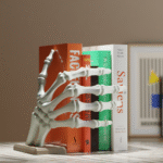 Skeleton Right Hand Bookstop for Office, Home, Library, Reading Place, Hospital, Schools, Colleges, Bookstores, Study Room, Corporate Desk, Reception, Waiting Area, Labs, Coaching Classes – Unique 3D Printed Gift - Image 3