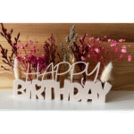 3D Printed Happy Birthday Letters, birthday gift, gift for birthday, corporate birthday gift, office desk birthday décor, event decoration, customized birthday letters, return gift, corporate gifting, company employee gifting, HR gifts, birthday table décor