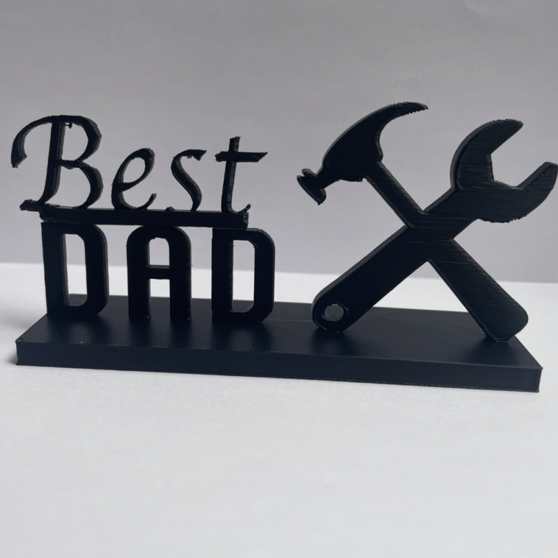 Best Dad 3D Printed Letter Gift, Birthday Gift for Dad, Father’s Day Gift, Corporate Gifting for Employees, Appreciation Gift for Father, Desk Decor for Dad, Office Table Gift, Gift for Best Father, Gift for Dad from Son, Gift for Dad from Daughter, Personalized Dad Gift, Event Giveaway for Companies, Employee Family Gift - Image 3