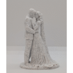 Wedding Couple Romantic Sculpture, Anniversary Gift, Birthday Gift for Husband Wife, Valentine Gift, Mothers Day Gift, Home Decor Showpiece, Corporate Gift for Clients, Company Event Gift, Couple Statue for Office Desk - Image 3