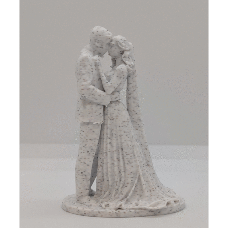 Wedding Couple Romantic Sculpture, Anniversary Gift, Birthday Gift for Husband Wife, Valentine Gift, Mothers Day Gift, Home Decor Showpiece, Corporate Gift for Clients, Company Event Gift, Couple Statue for Office Desk - Image 3