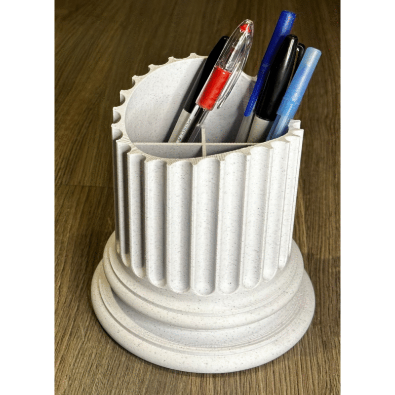 Ancient Column Pencil Holder – Premium Desk Organizer for Office & Corporate Gifting - Image 3