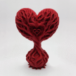Heart of Roots – Symbol of Connection, 3D Printed Love Gift, Corporate Gift, Birthday Gift, Anniversary Gift, Valentine’s Day Gift, Employee Appreciation Gift, Client Welcome Gift, Office Desk Decor - Image 3