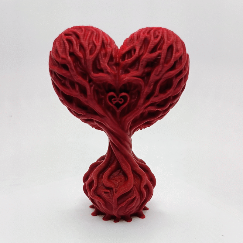 Heart of Roots – Symbol of Connection, 3D Printed Love Gift, Corporate Gift, Birthday Gift, Anniversary Gift, Valentine’s Day Gift, Employee Appreciation Gift, Client Welcome Gift, Office Desk Decor - Image 3