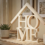 HOME Name Decorative Display, 3D Printed Home Decor Gift, Birthday Gift for Home Events, Corporate Gift for Companies, Office Desk Decor, Event Giveaway, Housewarming Gift, Personalized Table Display, Return Gift for Parties - Image 3