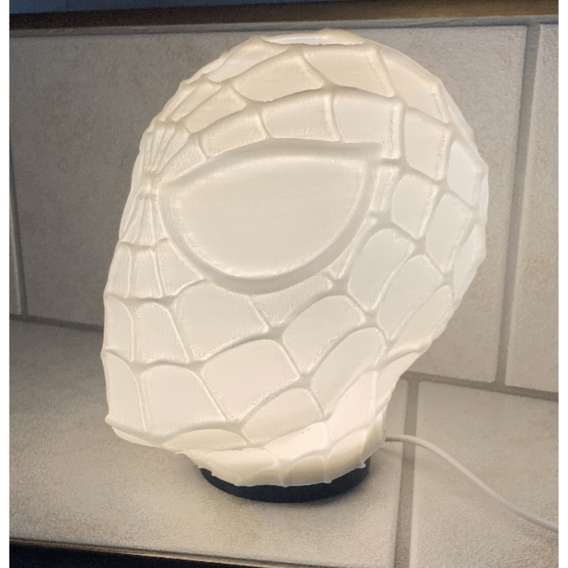 Spiderman LED Lamp – 3D Printed Night Light for Kids, Home Décor & Gifting - Image 3