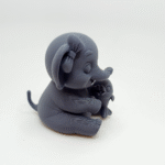 Baby Elephant & Fish Friend – Wave Friendship, 3D Printed Cute Gift, Sister Day Gift, Birthday Gift, Sister Gift, Friendship Gift, Kids Room Decor, Home Decor Showpiece, Corporate Gift, Event Giveaway, Desk Decor, Return Gift - Image 3