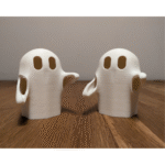 Cute Hugging Ghosts – Tealight Compatible, 3D Printed Gift for Friendship Day, Birthday, Anniversary, Valentine’s Day, Housewarming, Best Friend Gift, Couple Gift, Desk Decor, Home Decor, Return Gift, Office Decor - Image 3
