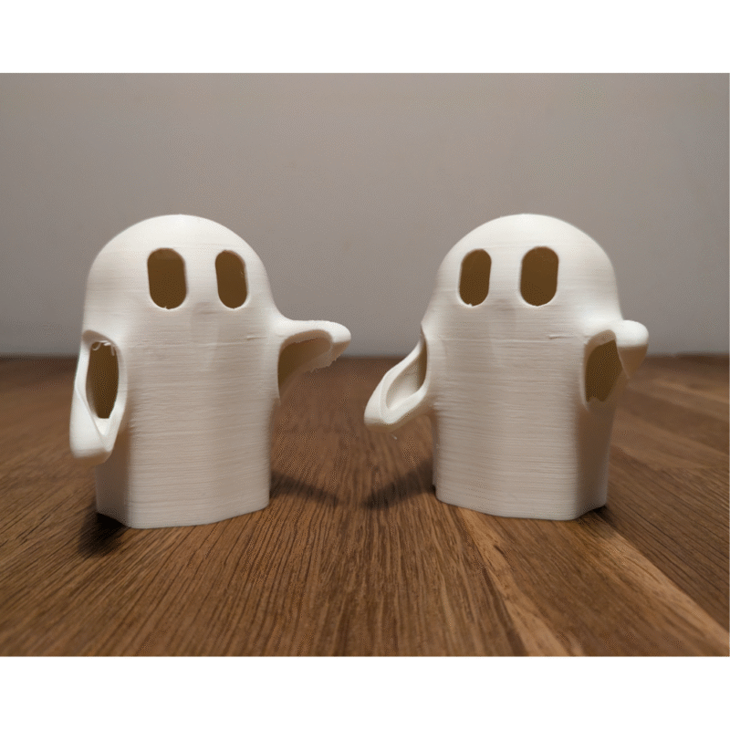 Cute Hugging Ghosts – Tealight Compatible, 3D Printed Gift for Friendship Day, Birthday, Anniversary, Valentine’s Day, Housewarming, Best Friend Gift, Couple Gift, Desk Decor, Home Decor, Return Gift, Office Decor - Image 3