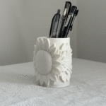 3D Printed Sunflower Pen Holder – Flower of Gratitude Gift for Teachers Day, Friendship Day, Birthday, Corporate Gift, Office Desk Decor, Employee Appreciation, Return Gift, Thank You Gift, School Gift, Home Office Organizer - Image 3