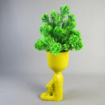 Sitting Man Bonsai Vase Pot – Premium 3D Printed Desk Décor | Corporate Gifts, Office Table Planter, Home Decor - Image 4