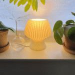 Modern Pleated Table Lamp – Elegant Home & Office Decor Gift | Warm LED Ambient Light for Corporate & Personal Gifting - Image 4