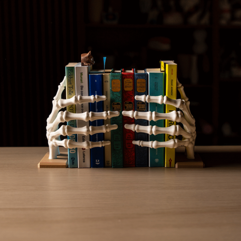 Skeleton Right Hand Bookstop for Office, Home, Library, Reading Place, Hospital, Schools, Colleges, Bookstores, Study Room, Corporate Desk, Reception, Waiting Area, Labs, Coaching Classes – Unique 3D Printed Gift - Image 4