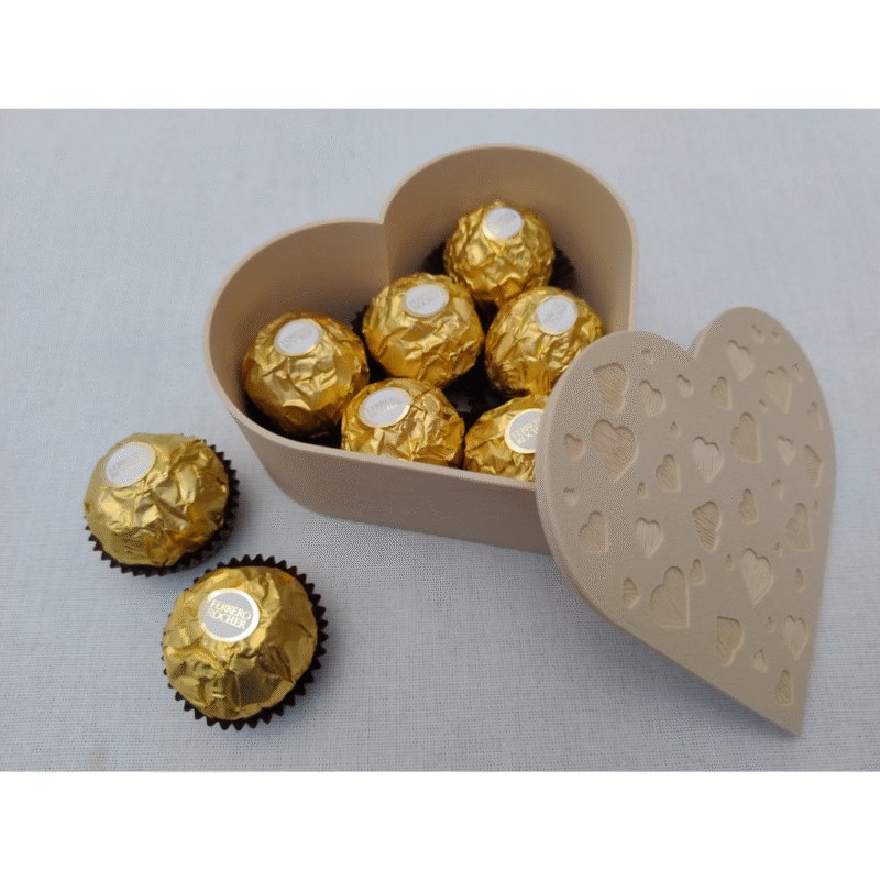 Heart Gift Box with Lid & LED Light Decoration, 2-in-1 Romantic Gift Box for Office, Home, Desk, Corporate Gifting, Companies, Events, Valentine Day, Anniversary, Birthday, Decoration, Table Display, Reception Counter, Hotels, Cafes, Showrooms - Image 4