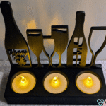 Happy New Year Backlit Tealight Stand, New Year 2026 Gift, Office Desk Decor, Corporate Gift, Industrial Client Gift, Home Decoration, Festival Lighting, Event Giveaway, Custom 3D Printed Lamp Stand - Image 4