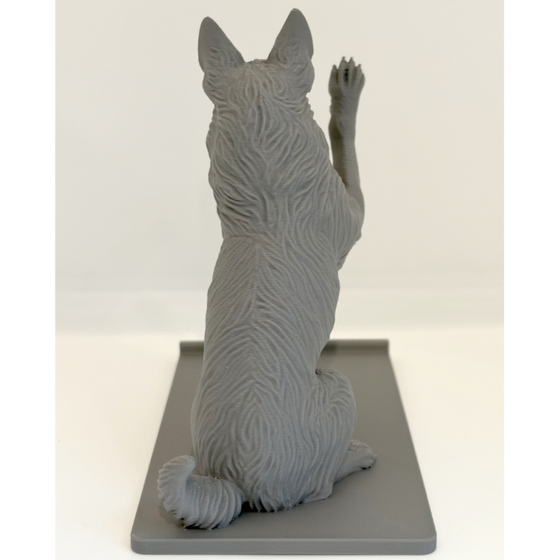 German Shepherd Cellphone Holder, German Shepherd Tablet Stand, Dog Mobile Holder, Desk Phone Stand, Office Desk Decor, Corporate Gift Item, Executive Desk Accessory, 3D Printed Mobile Stand, Gift for Dog Lovers - Image 4