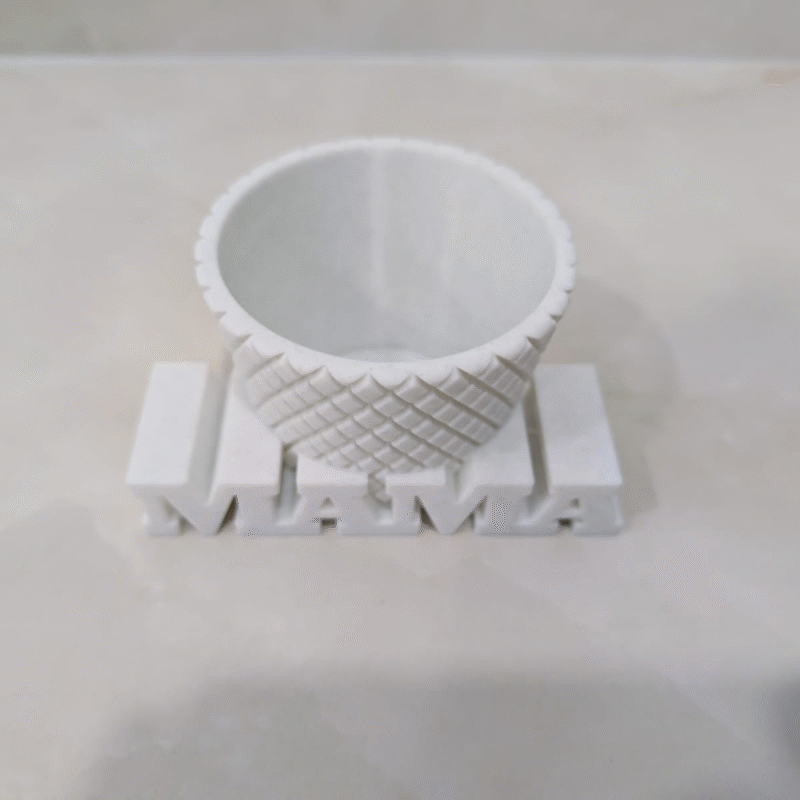 MAMA Planter, Mother Gift, Family Decor, Home Decor Planter, Office Desk Planter, Garden Pot, Indoor Plant Holder, Love Gift, Birthday Gift, Mothers Day Gift, 3D Printed Planter - Image 4