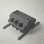 Engine Block Pen Holder, Engine Block Desk Organizer, Automotive Engine Pen Stand, Office Desk Pen Holder, Industrial Gift Item, Corporate Office Desk Decor, Mechanical Engineer Gift, 3D Printed Engine Block Pen Holder - Image 4