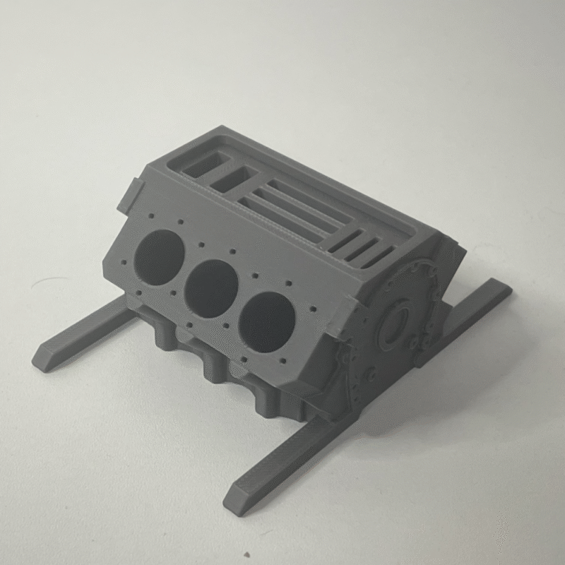 Engine Block Pen Holder, Engine Block Desk Organizer, Automotive Engine Pen Stand, Office Desk Pen Holder, Industrial Gift Item, Corporate Office Desk Decor, Mechanical Engineer Gift, 3D Printed Engine Block Pen Holder - Image 4