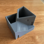 Architectural Pen Holder Storage Bin, 3D Printed Pen Stand, Office Desk Organizer, Corporate Gift Item, Industrial Desk Accessory, Airline Office Use, IT Company Desk Organizer, Engineer Pen Holder, Architect Desk Organizer, Professional Office Gift, Workspace Storage Bin - Image 4
