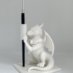 Pen-Dragon Christmas Dragon Tool Holder – 3D Printed Desk Organizer, Office Stationery Stand, Creative Pen Holder, Corporate Gift, Employee Joining Gift, Festival Gift, Desk Decor, Home Office Accessory