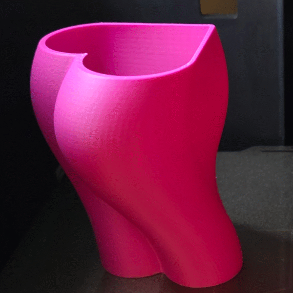 Heart Shape Pen Holder, Toothbrush Holder, Desk Organizer, Home Decor, Office Desk Accessory, Bathroom Organizer, Study Table Stand, 3D Printed Gift for Corporate, School, Hospital, Clinic, Hotel, Salon, Café, Retail Store