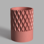 3D Printed Vertical Wave Pen Holder for Office, Corporate Gifting, Employee Welcome Kits, Industrial Desk Accessories, Promotional Utility Gifts, School & Home Use