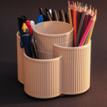 3D Printed Spinning Desk Organizer for Office, Corporate Desk, Study Table, Home Office, Industrial Workstation, Employee Desk, Executive Table, School, College